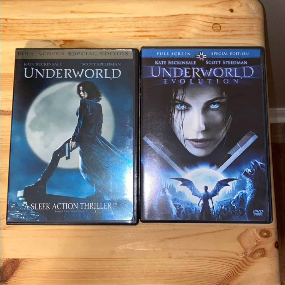 Both Underworld and Underworld Evolution DVDs